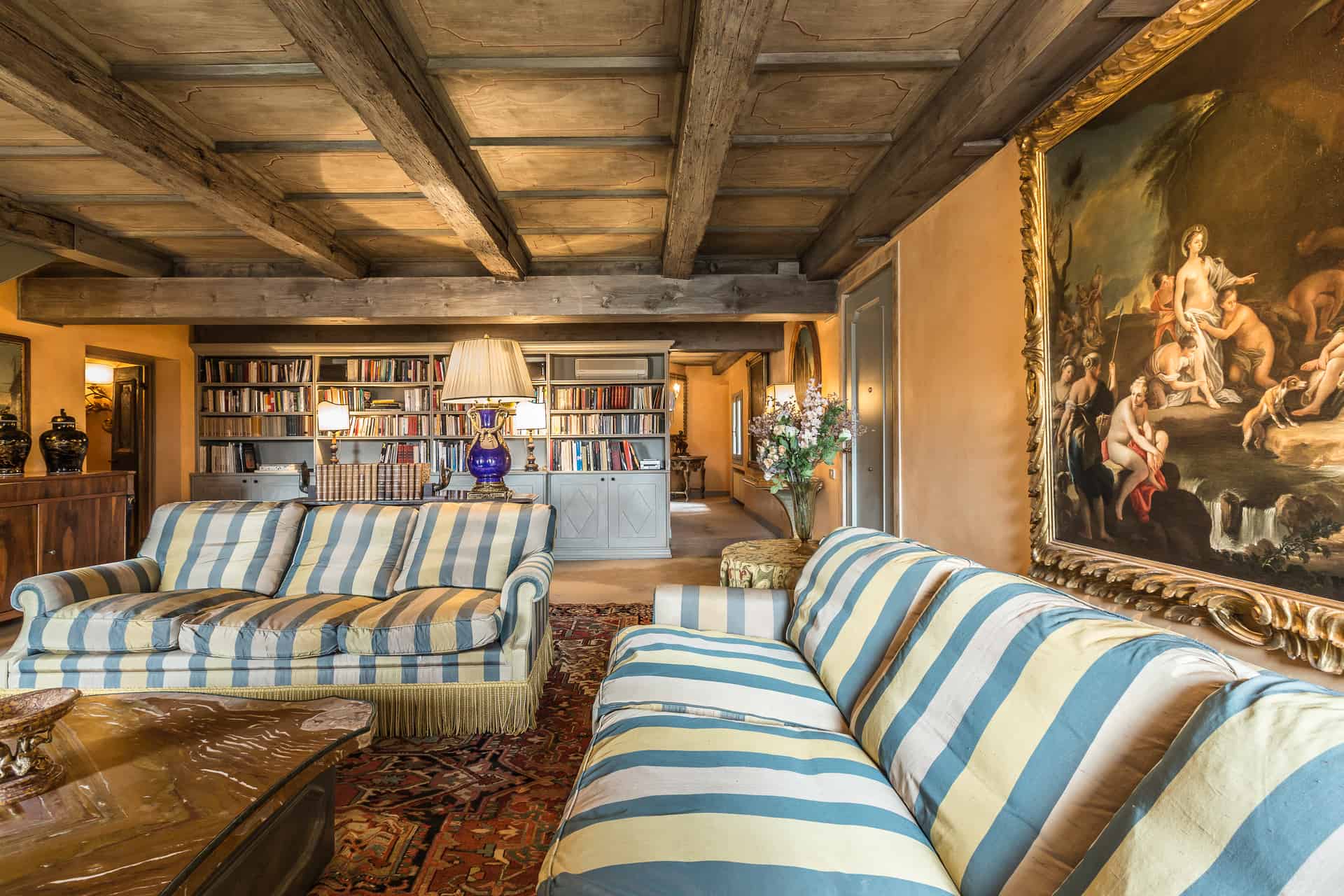 Detail of the sofas - The Venetian Penthouse Apartment